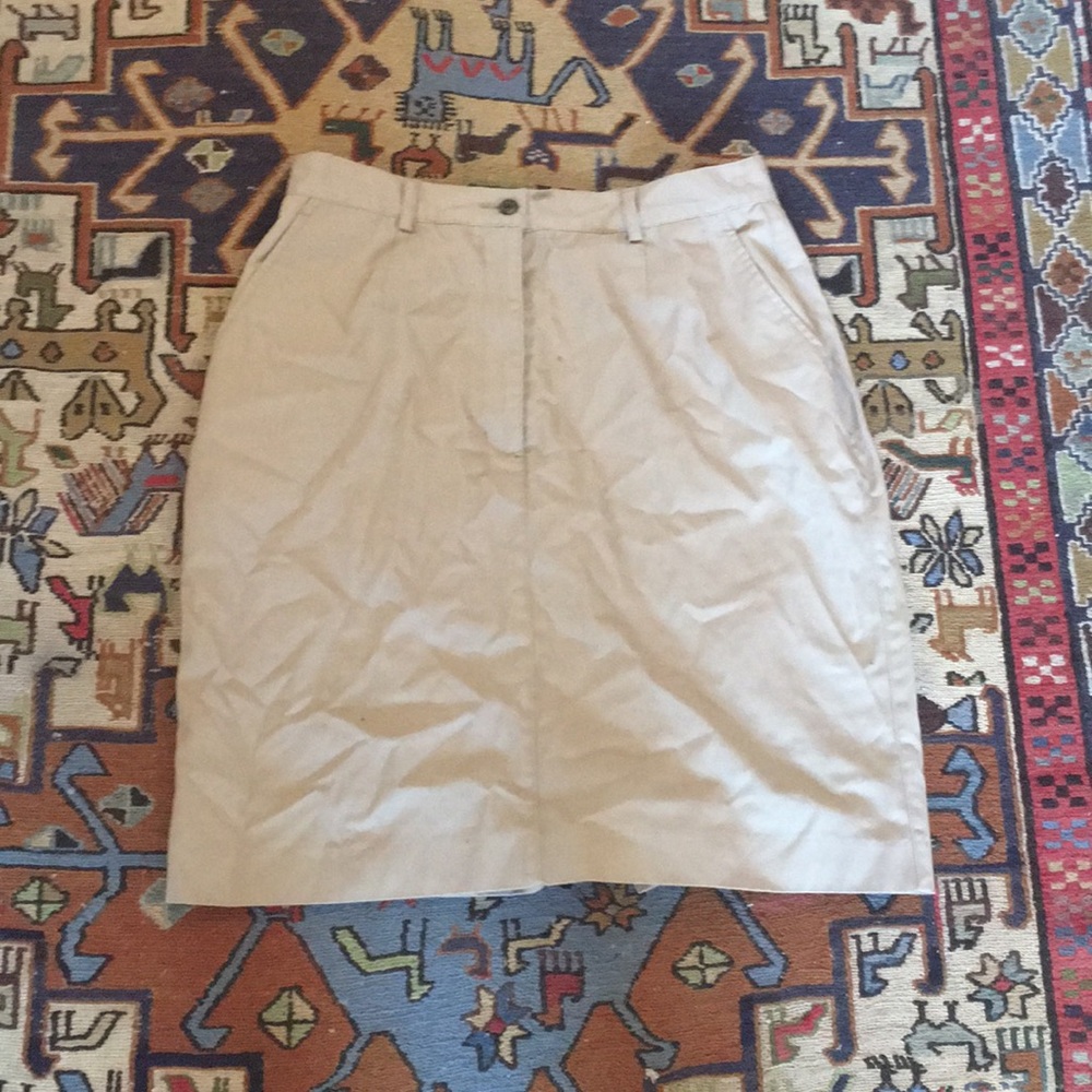 Khaki skirt